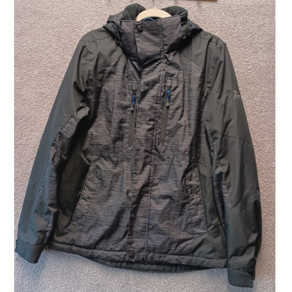 ZeroXposur Men's Insulated Hooded Jacket Small Black Outdoor Ski Winter